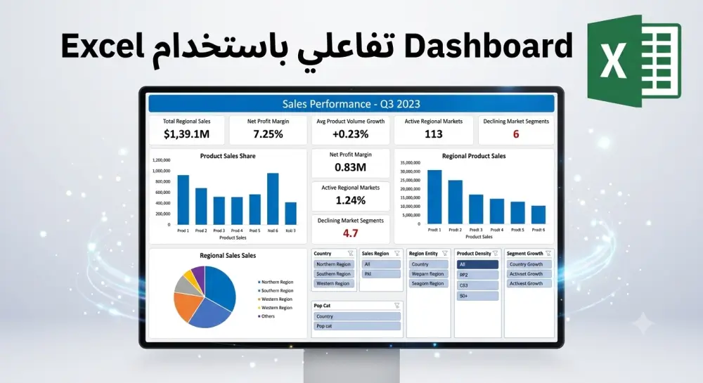 تحويل ملفات Excel إلى Dashboard تفاعلي