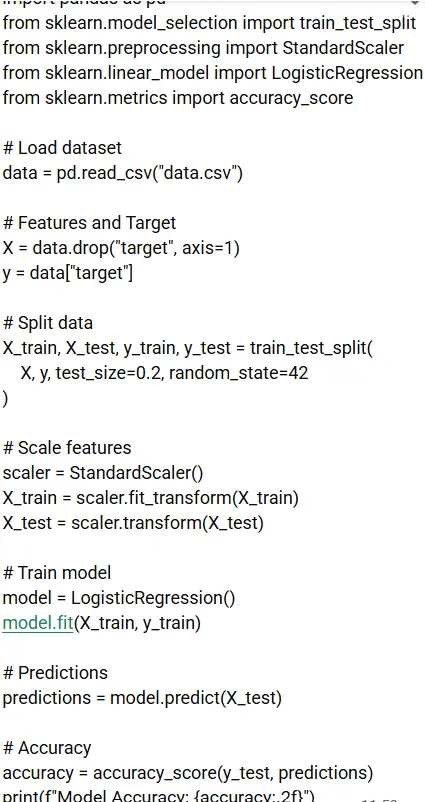 بناء وتدريب موديل ذكاء اصطناعي (Machine Learning Model) مخصص لبياناتك