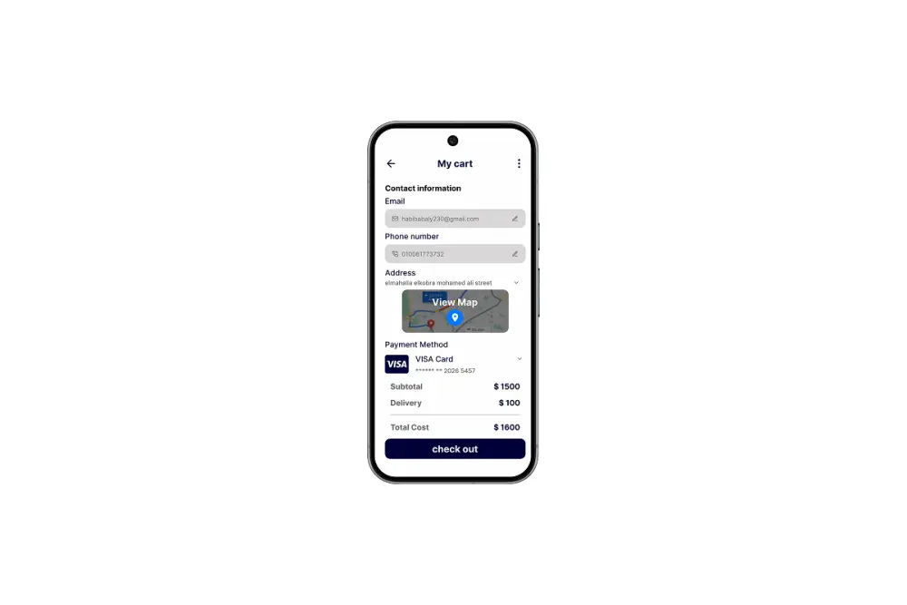 تصميم واجهة متجر إلكتروني (E-commerce) لتطبيقات الموبايل او المواقع