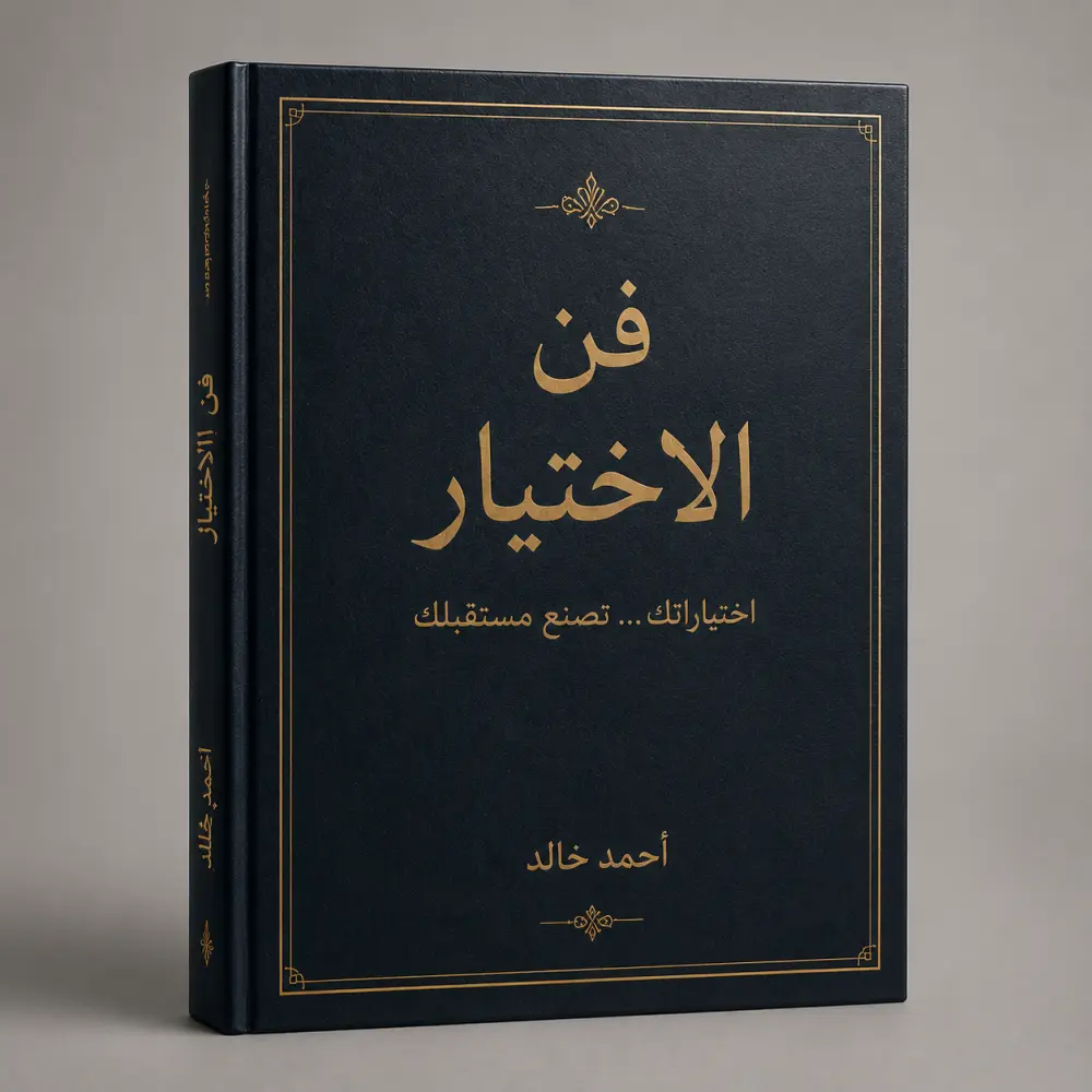 غلاف يعبر عن فكرة الكتاب ويجذب القارئ من النظرة الأولى