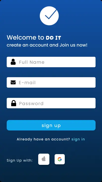 تصميم شاشة Login احترافية لتطبيقات الموبايل