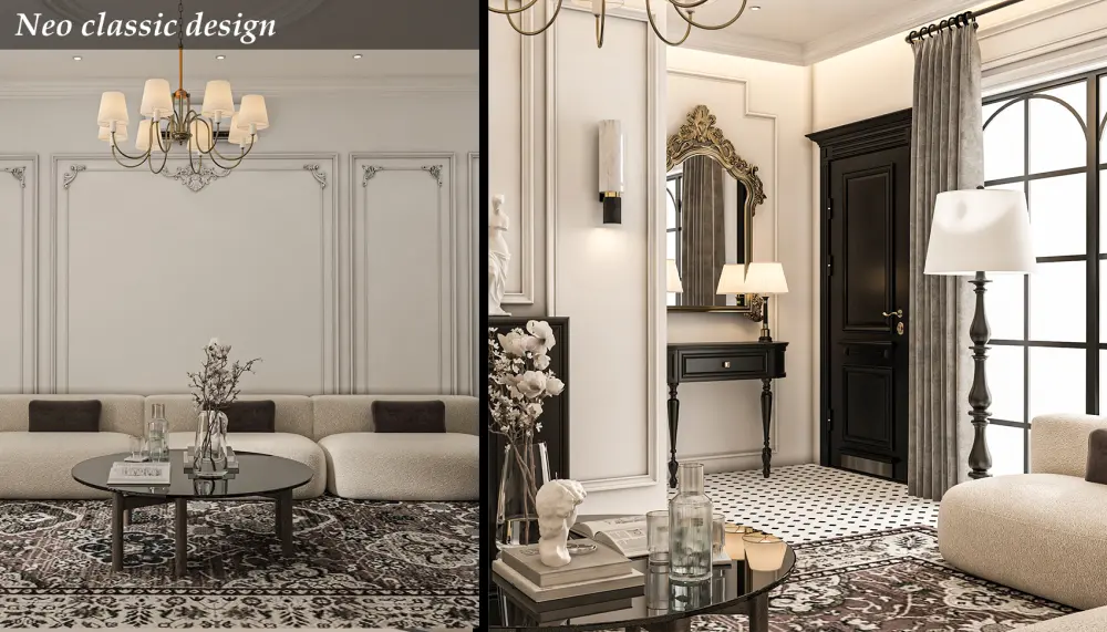 تصميم وديكور داخلي 3d.. شقق سكنية مكاتب عيادات شركات