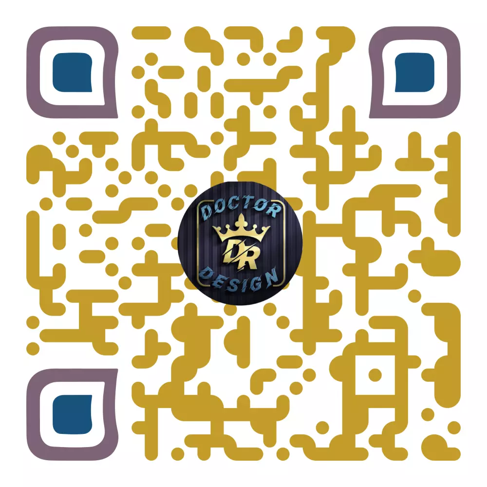 تصميم  QR CODE احترافي ووضع اللوجو الخاص بك عليه .