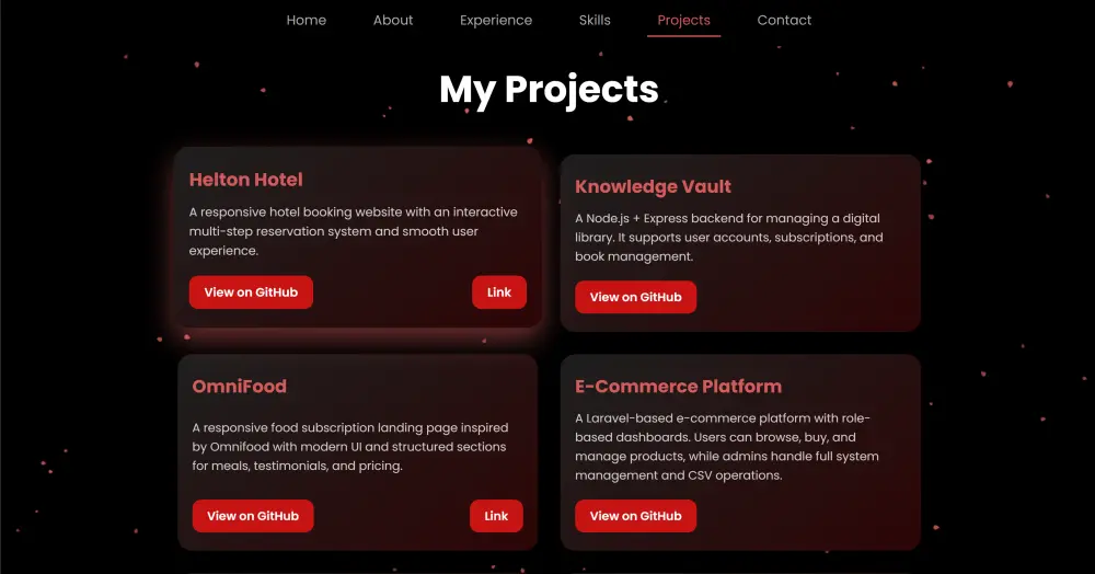 تصميم و تطوير صفحةPortfolio احترافي و متجاوب لعرض اعمالك