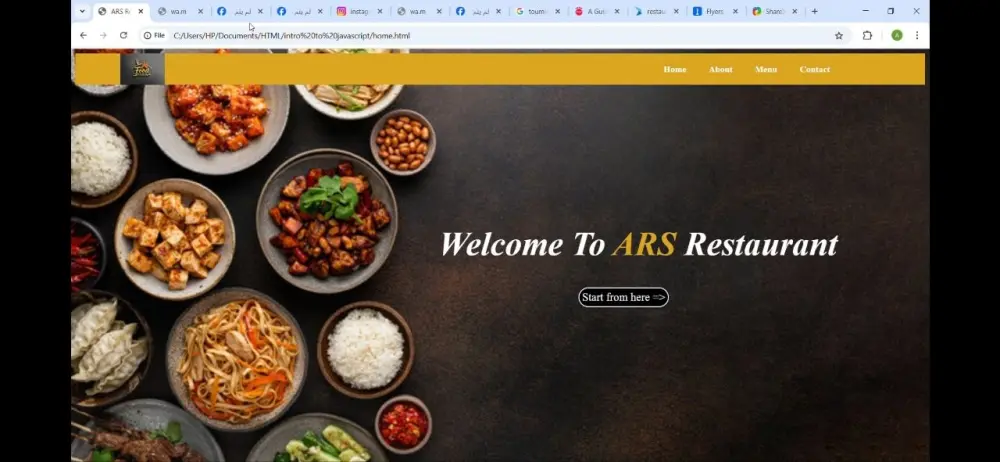 سأقوم بتطوير موقع ويب احترافي لمطعمك بتصميم عصري ومتجاوب