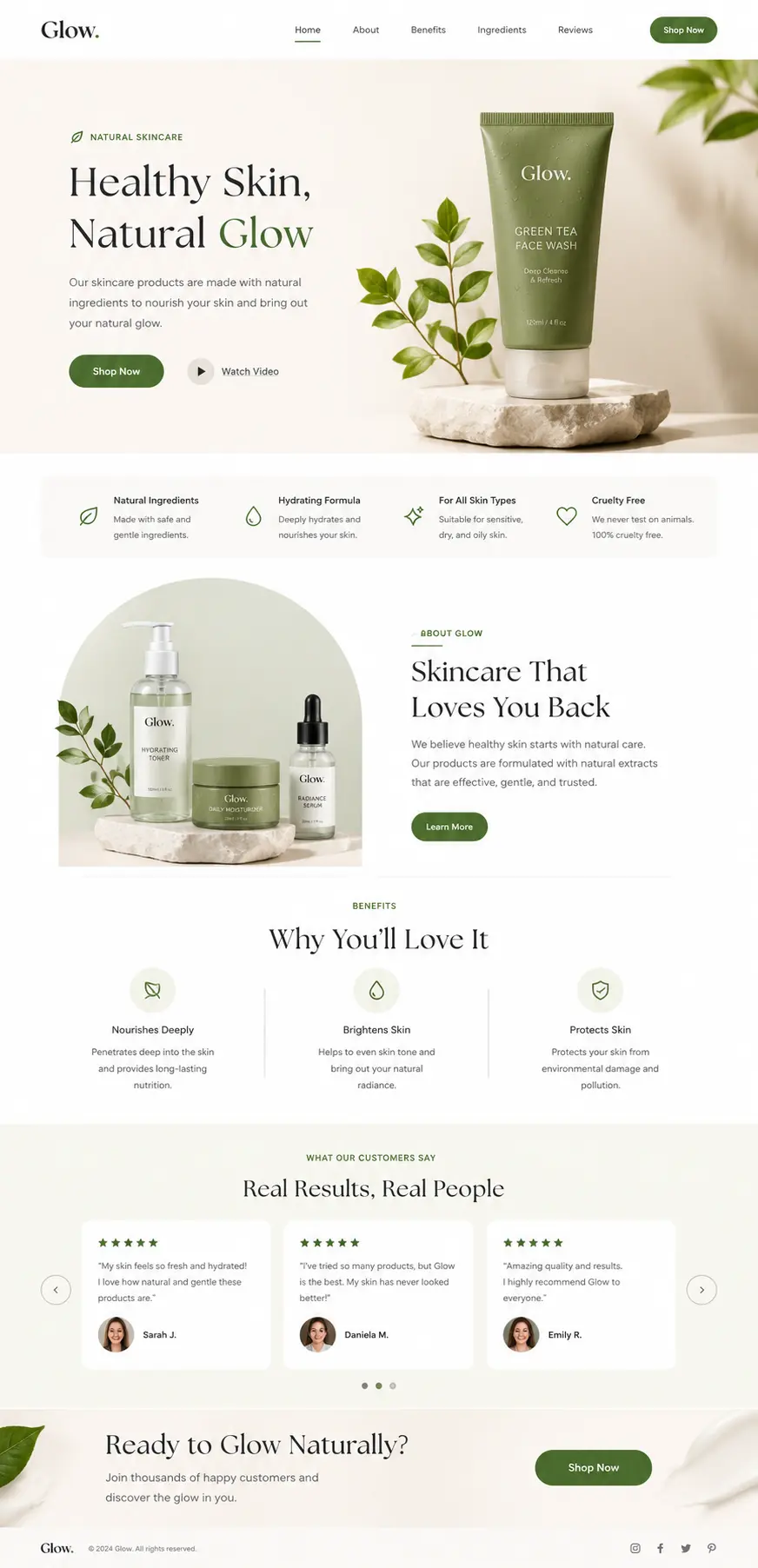 تصميم وتطوير صفحة هبوط Landing Page احترافية وسريعة ومتجاوبة
