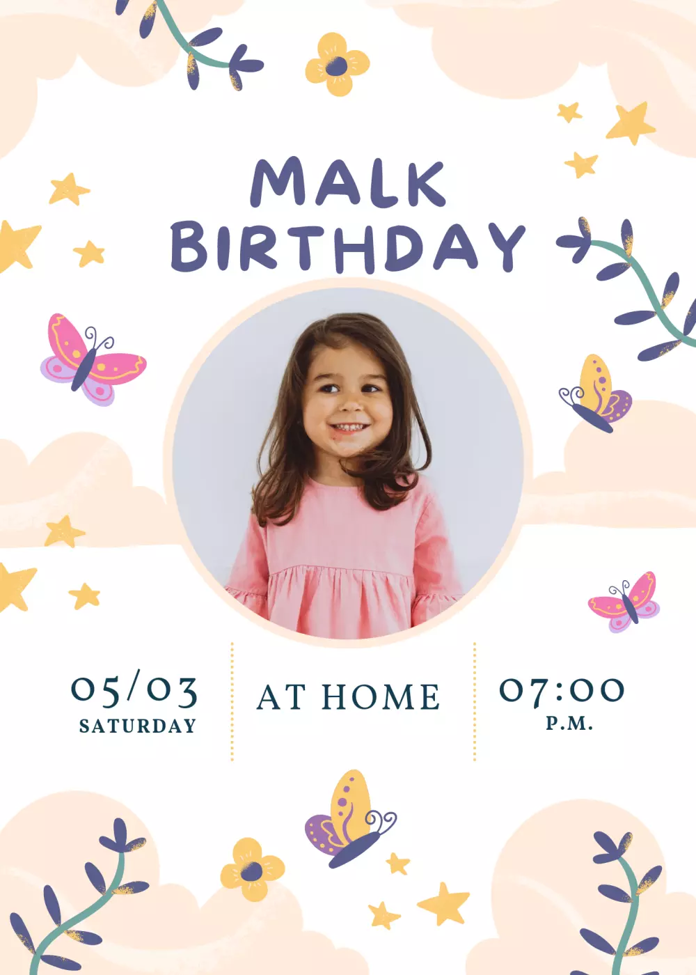 تصميم دعوات لحفلات أعياد الميلاد بتصاميم جرافيك جديدة ومميزة