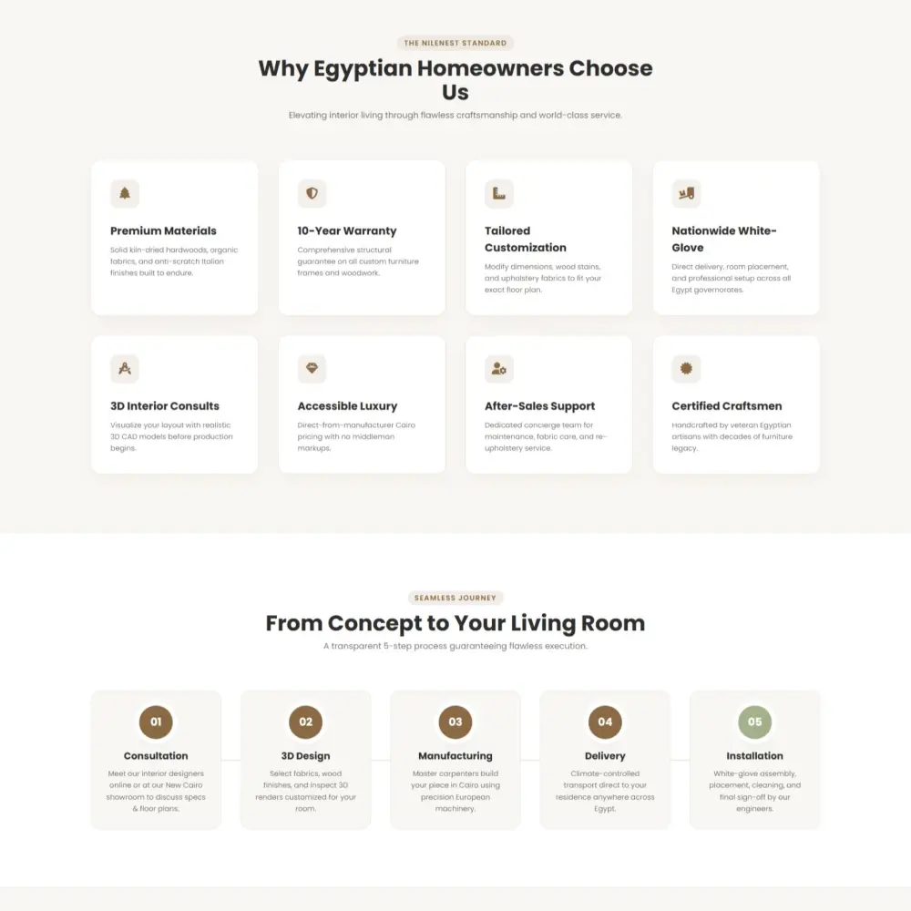 تصميم وتطوير صفحة هبوط (Landing Page) احترافية و متوافقة مع جميع الشاشات