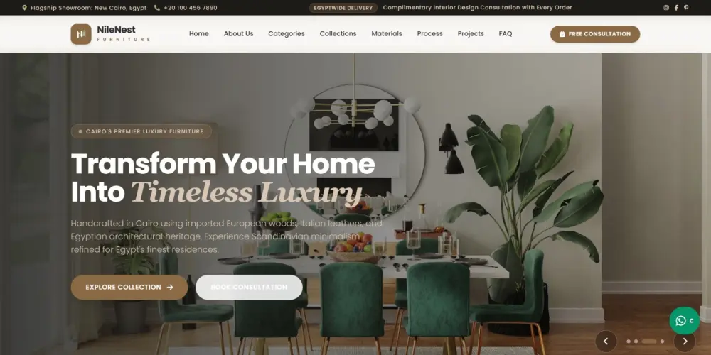 تصميم وتطوير صفحة هبوط (Landing Page) احترافية و متوافقة مع جميع الشاشات