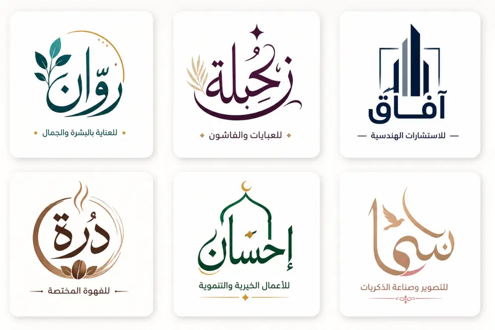تصميم لوجو احترافي عربي أو إنجليزي وهوية بصرية مميزة لعلامتك التجارية