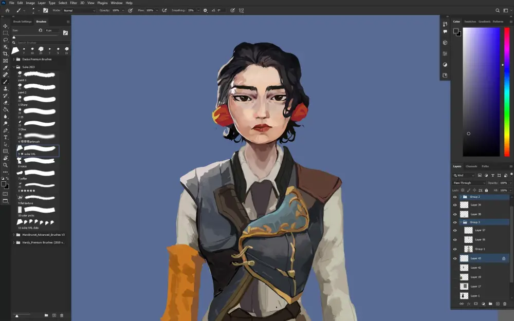 سأصمم لك شخصية احترافية للأفلام والكوميكس والألعاب (Character Design)