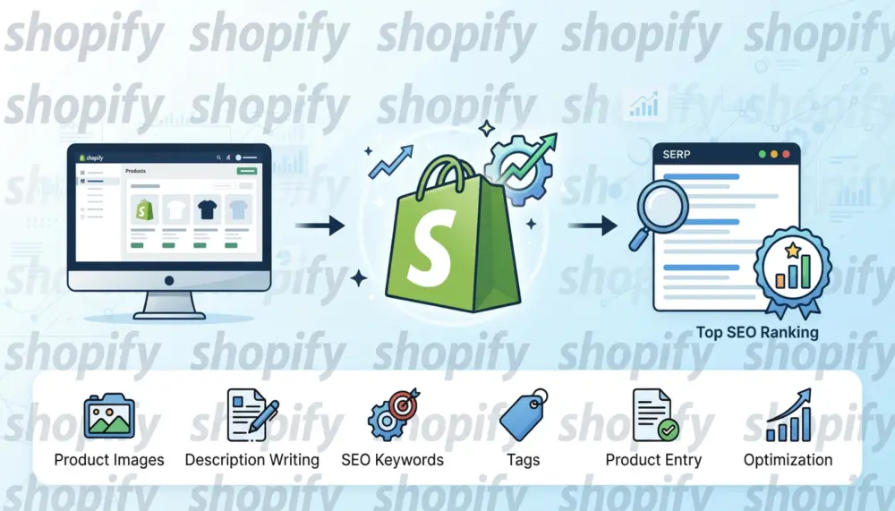 إضافة وإدخال منتجات Shopify باحترافية متوافقة مع السيو SEO وتصدر نتائج البحث