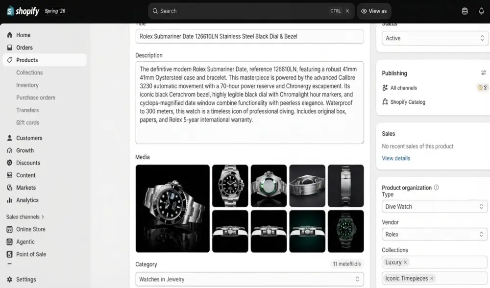 إضافة وإدخال منتجات Shopify باحترافية متوافقة مع السيو SEO وتصدر نتائج البحث