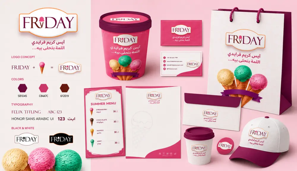 تصميم شعار احترافي ومبتكر Premium Logo يجسد رؤية مشروعك