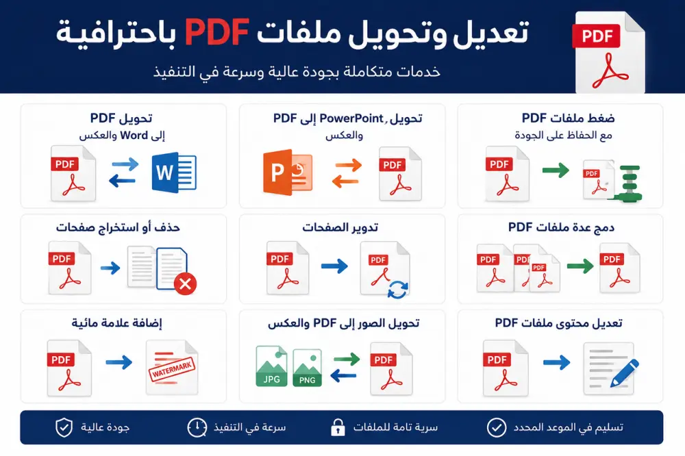 تنسيق ملفات PDF باحترافية