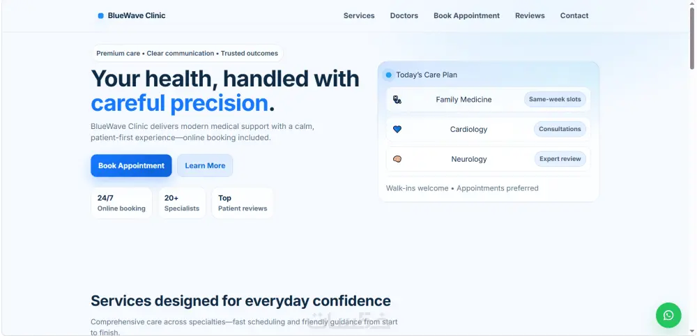 تصميم موقع تعريفي عصري واحترافي لشركتك باستخدام HTML5, PHP