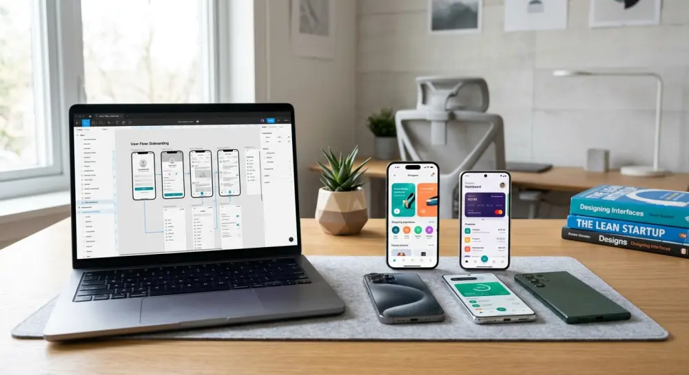 تصميم واجهة وتجربة مستخدم (UI/UX) احترافية وعصرية لتطبيقات الموبايل