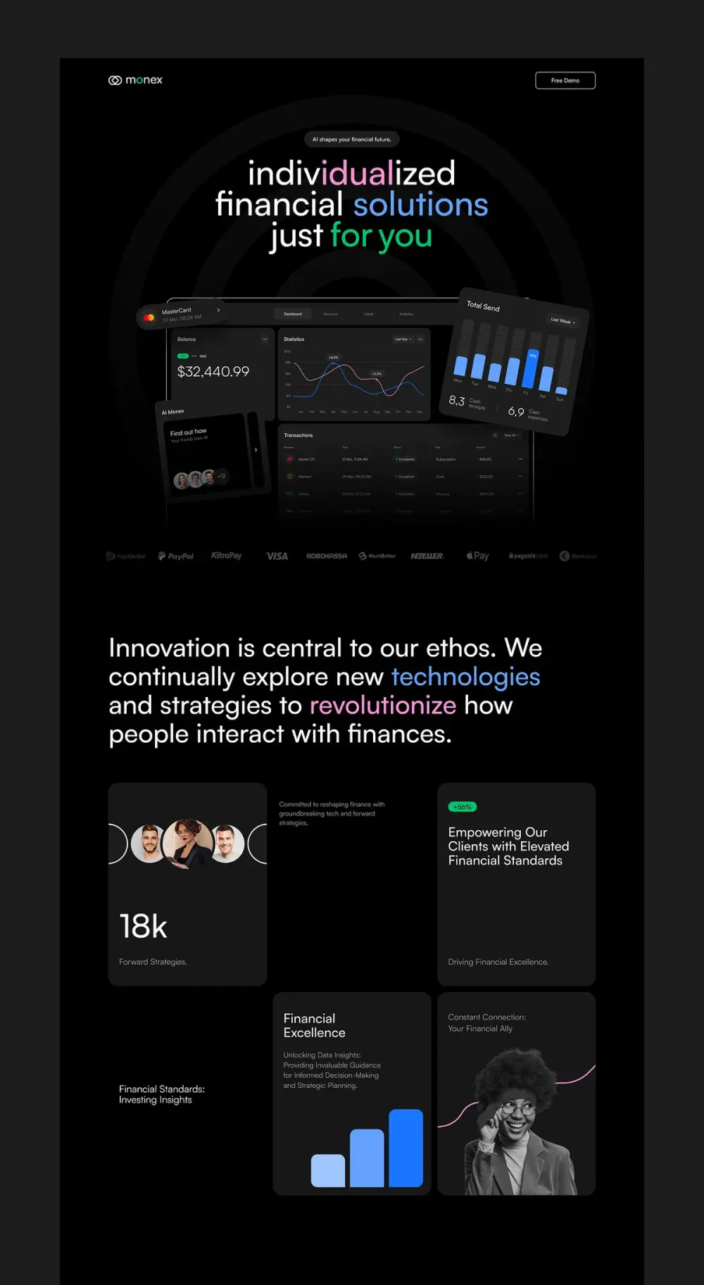 تصميم Landing Page احترافية ومتجاوبة (UI/UX) باستخدام Figma