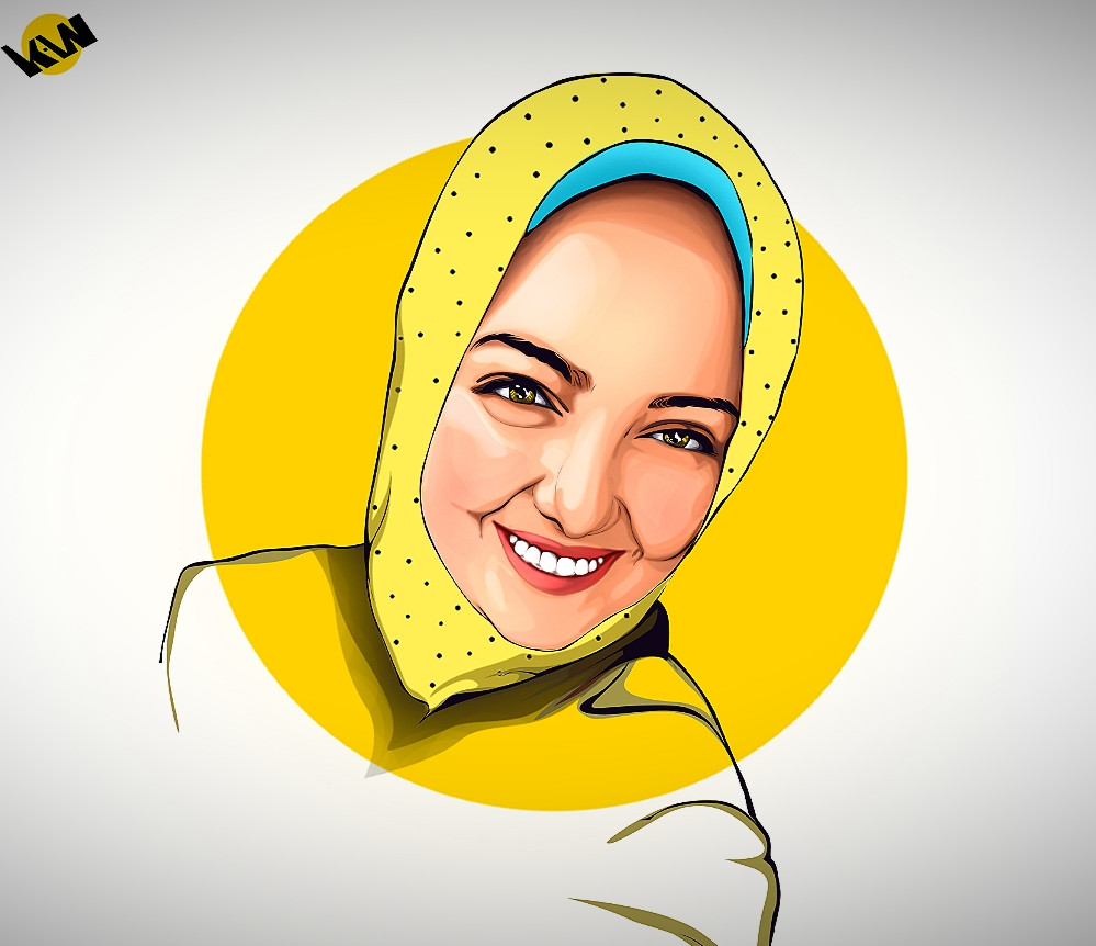 ارسم صورتك بستايل vector art