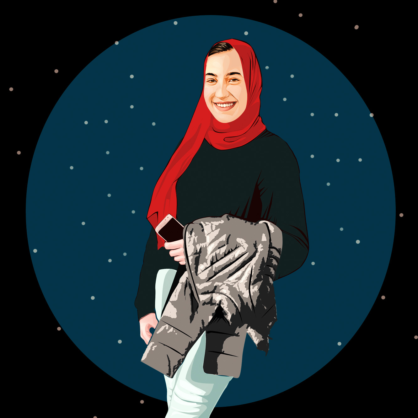 ارسم صورتك بستايل vector art