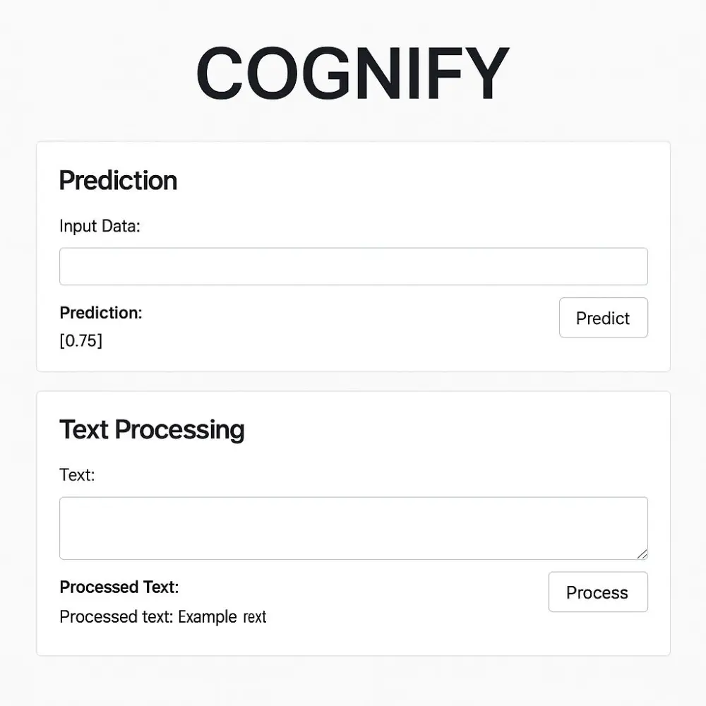 إنشاء Web App بسيط لمشروع Machine Learning
