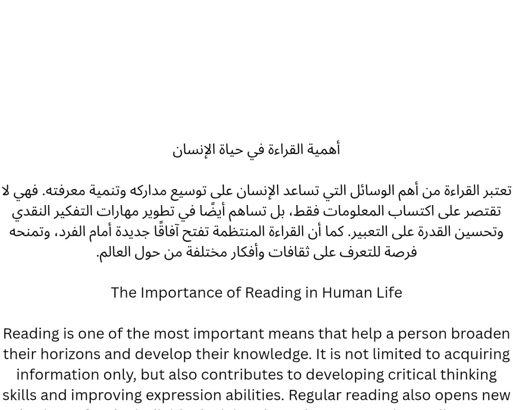 أترجم لك حتى 500 كلمة من الإنجليزية إلى العربية والعكس خلال يوم واحد