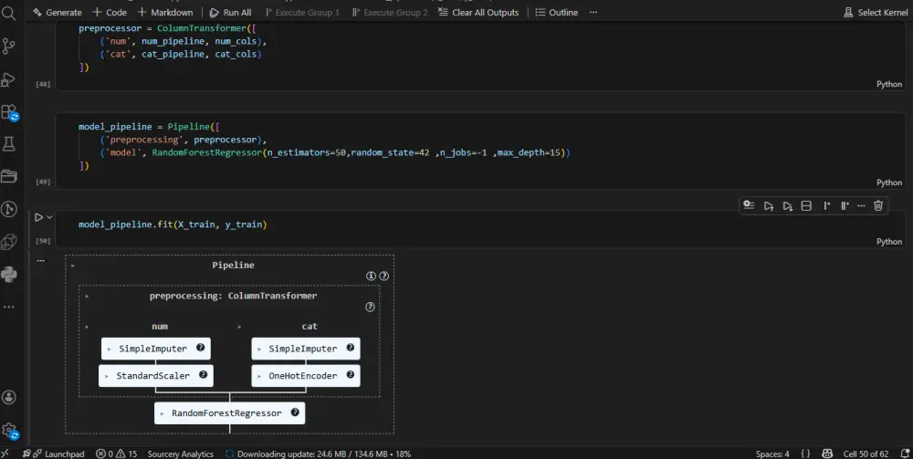بناء وتدريب نماذج تعلم الآلة Machine Learning