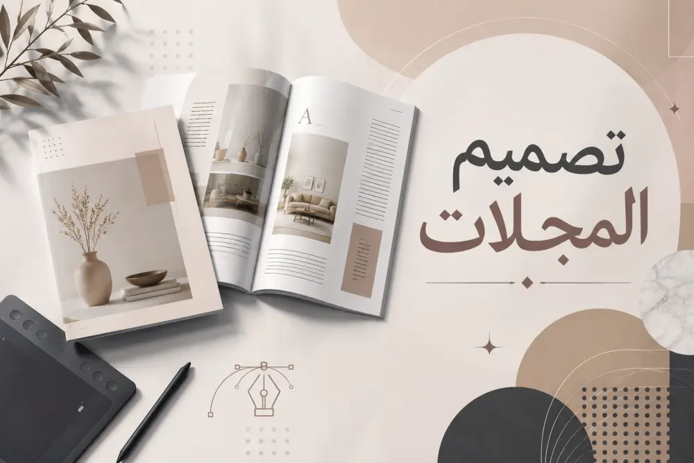 تصميم مجلة احترافية (Magazine Design)