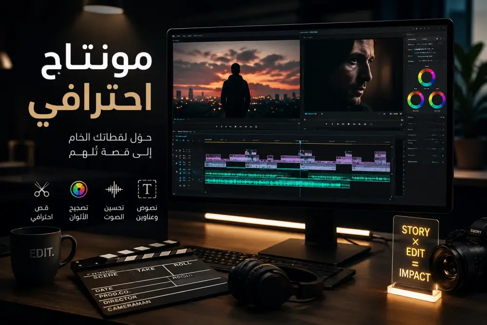 مونتاج فيديوهات احترافي