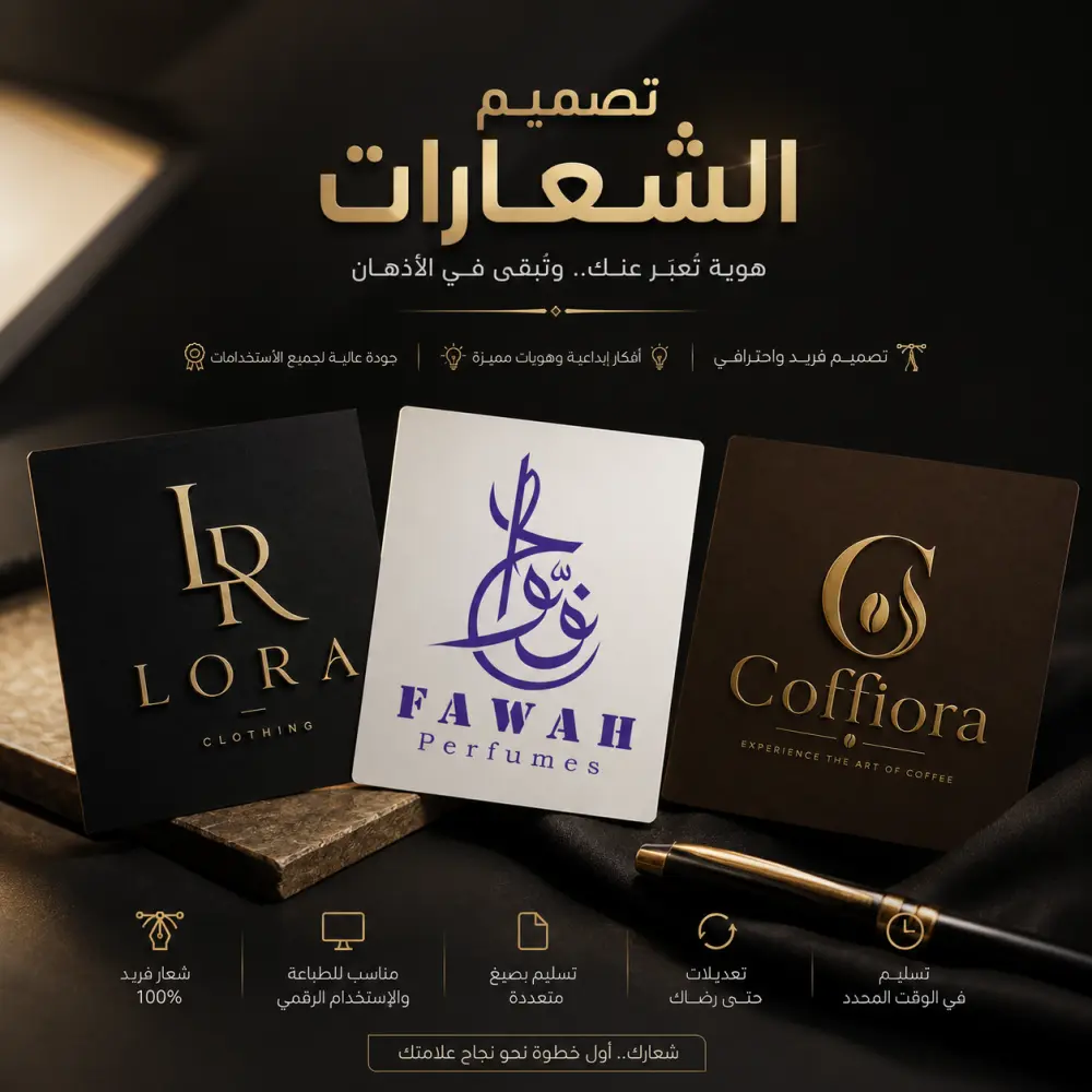 تصميم شعارات احترافية