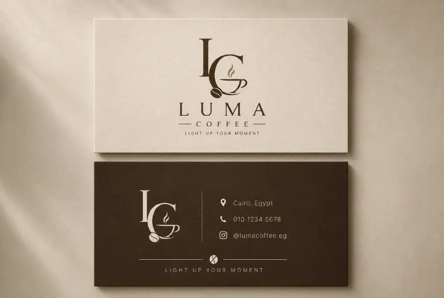 تصميم Business Card احترافي يعكس هوية علامتك التجارية باحترافية وجودة عالية ويترك انطباعًا لا يُنسى.