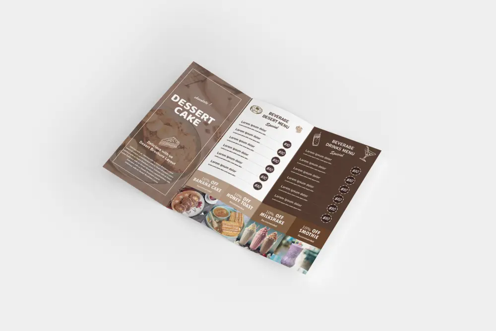 تصميم قائمة منيو جذاب و إحترافي