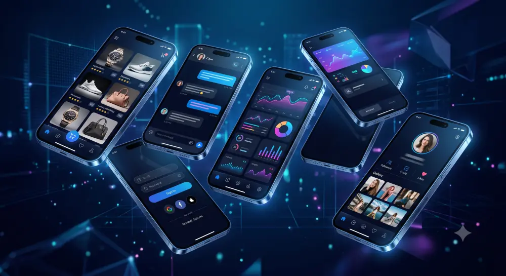 تطوير تطبيق موبايل احترافي لنظام Android و iOS باستخدام Flutter