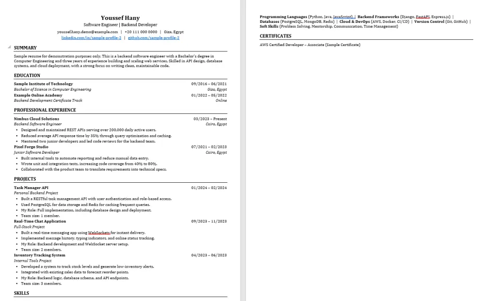 كتابة سيرة ذاتية CV احترافية و Cover Letter احترافي