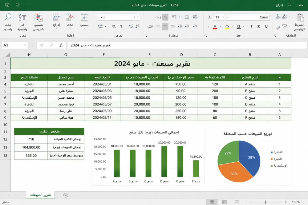 إدخال البيانات وتنسيقها باحترافية على Excel وWord