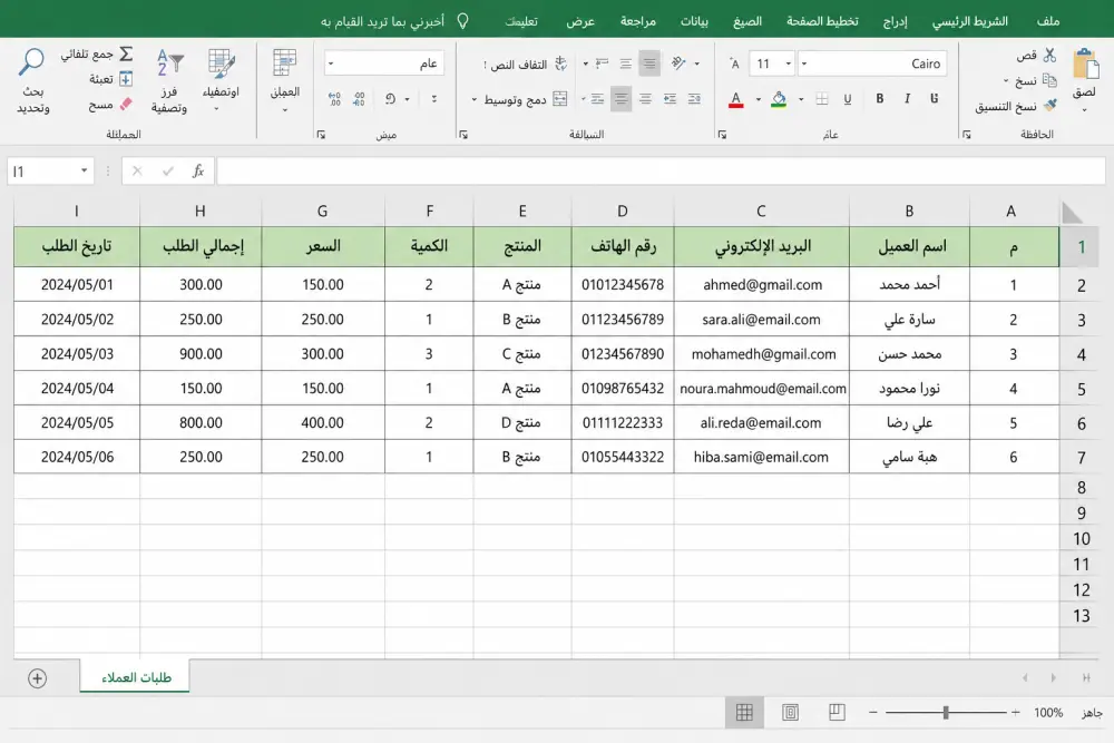 إدخال البيانات وتنسيقها باحترافية على Excel وWord