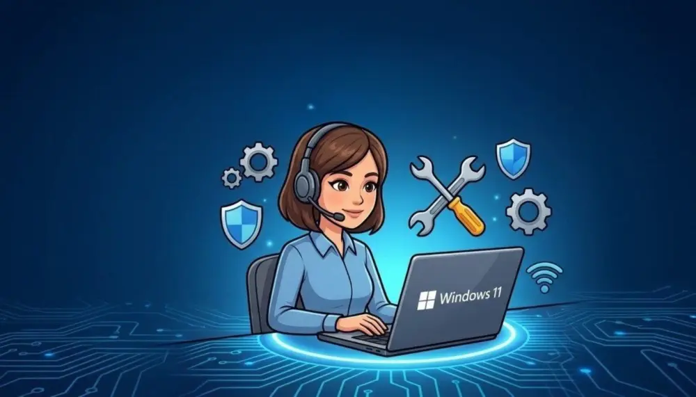 حل مشاكل نظام التشغيل Windows وتقديم استشارات دعم فني