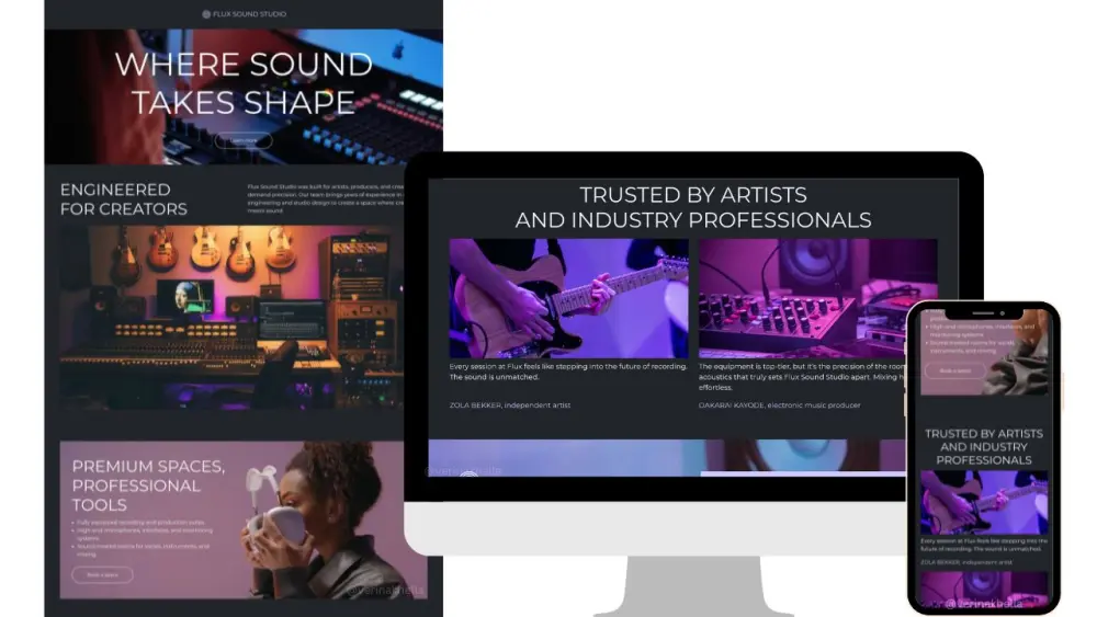 تصميم وتطوير صفحة هبوط Landing Page احترافية وسريعة