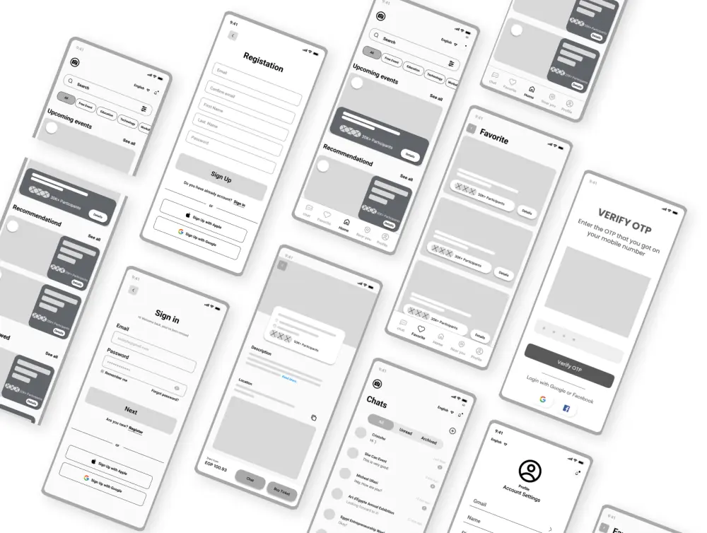 تصميم Wireframe احترافي لموقعك أو تطبيقك باستخدام Figma