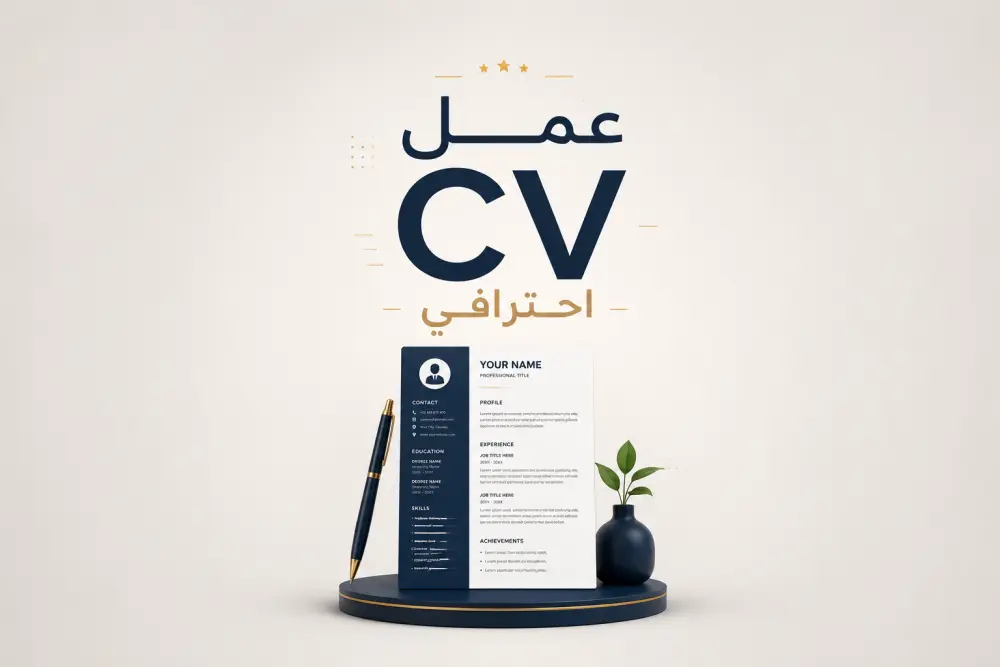 سأصمم لك سيرة ذاتية (CV) احترافية وجذابة باللغة العربية أو الإنجليزية