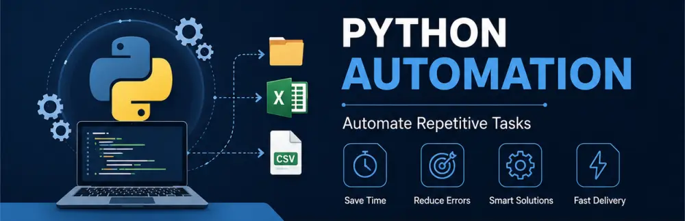 العنوان  سأقوم بأتمتة المهام المتكررة باستخدام Python