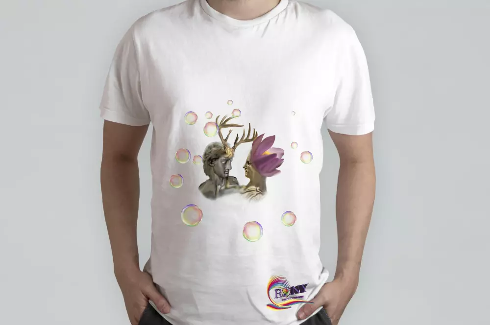 تصميم تيتشيرتات طباعة او الالكتروني