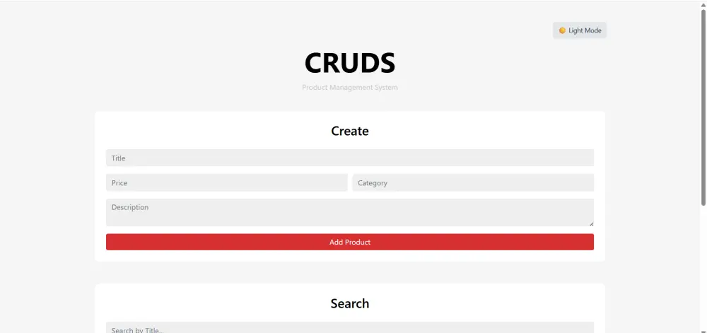 مشروع CRUD بسيط ومرتب لإدارة البيانات باستخدام HTML وCSS وBootstrap وJavaScript بكود منظم وسهل التعديل.