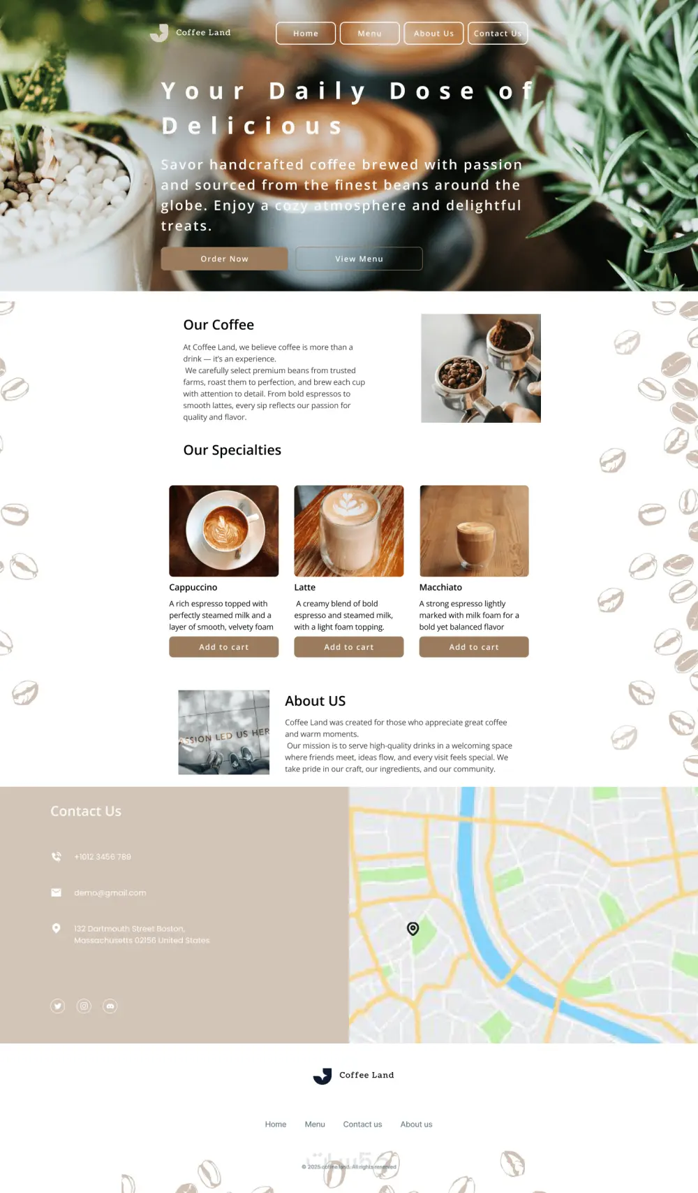 تصميم صفحة هبوط Landing page احترافية UI/UX