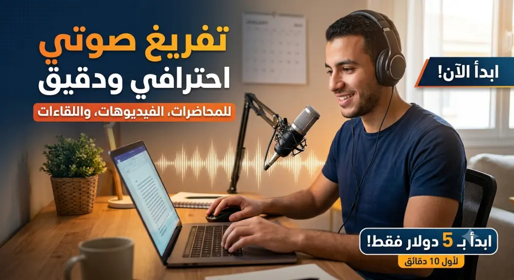 تفريغ صوتي