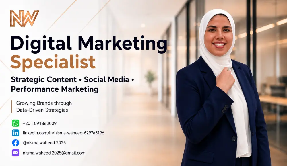 خبرة في التسويق الرقمي وإدارة الحملات الإعلانية الناجحة.  التركيز على النتائج والمبيعات الفعلية وليس مجرد التفاعل الوهمي.