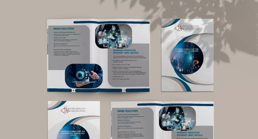 تصميم ملف تعريفي لشركة(بروفايل) ومجلة