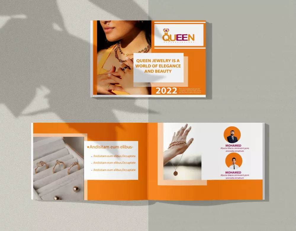 تصميم ملف تعريفي لشركة(بروفايل) ومجلة