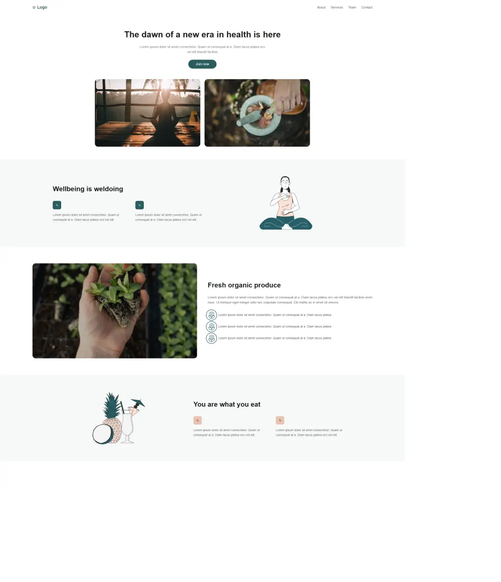 تصميم صفحات هبوط متجاوبة وأنيقة بـ Bootstrap وكود نظيف.