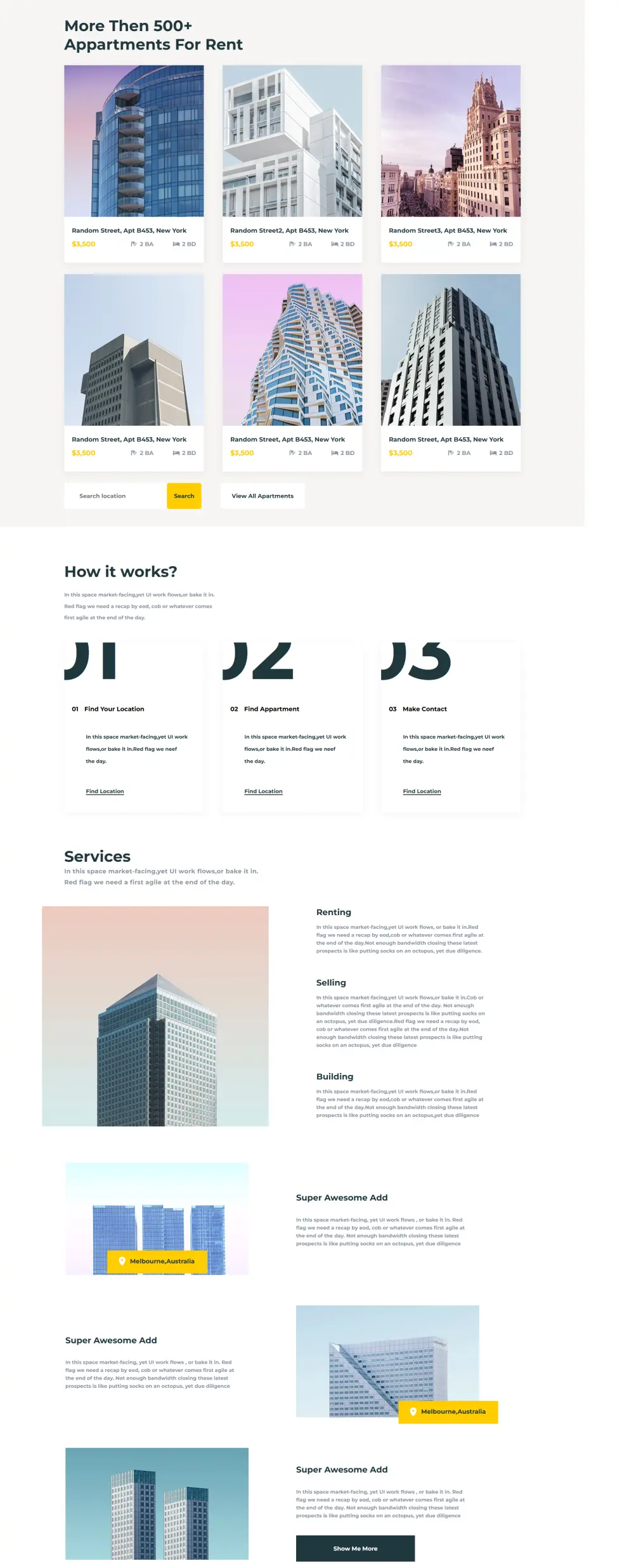 تصميم صفحات هبوط متجاوبة وأنيقة بـ Bootstrap وكود نظيف.